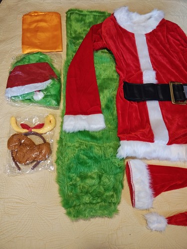 Green fur grinch halloween - fur,