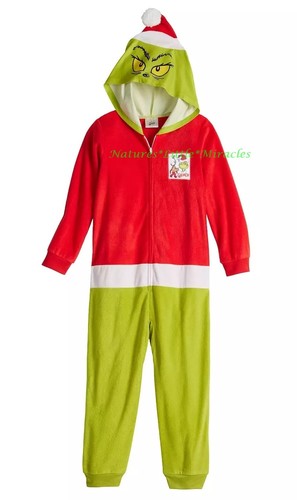 Grinch one piece pajamas - one,