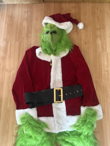 Grinch christmas costume never - christmas,