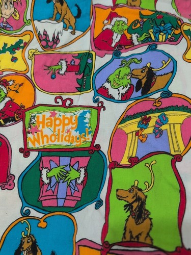 Cotton fabric vtg - vtg, grinch