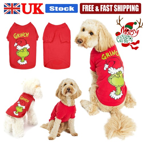 New pet dog christmas - new,