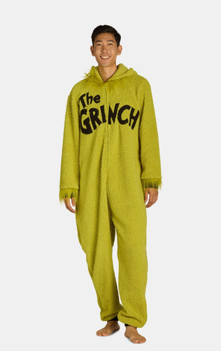 Grinch union suit pajamas - suit,